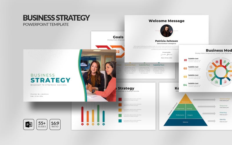 business strategy powerpoint template original
