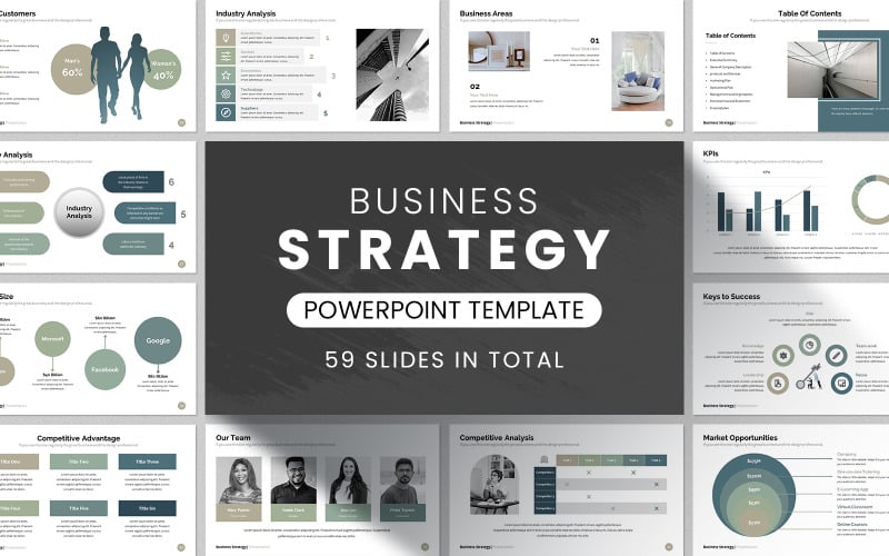 business strategy powerpoint original