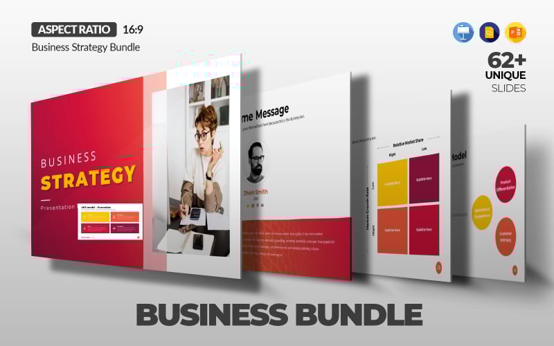 business strategy presentation bundle v original