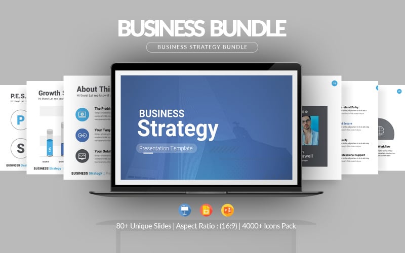 business strategy presentation bundle original