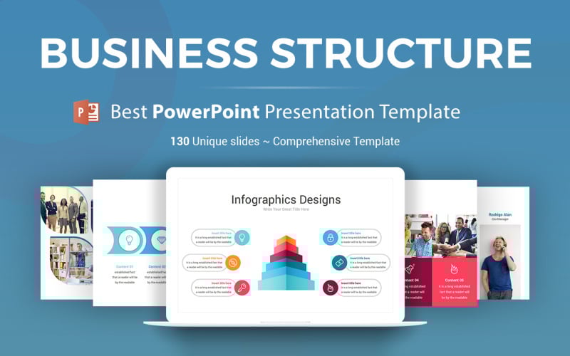 business structure powerpoint template original