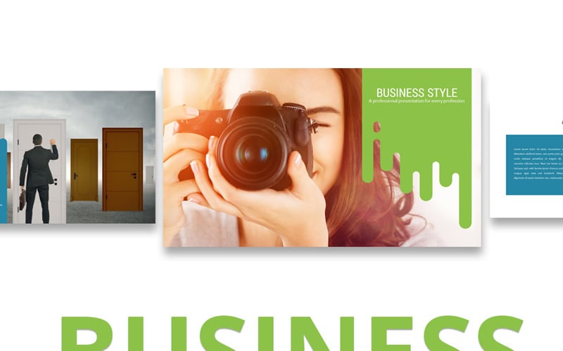 business style powerpoint presentation template powerpoint template original