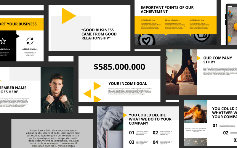 business talk presentation powerpoint template original