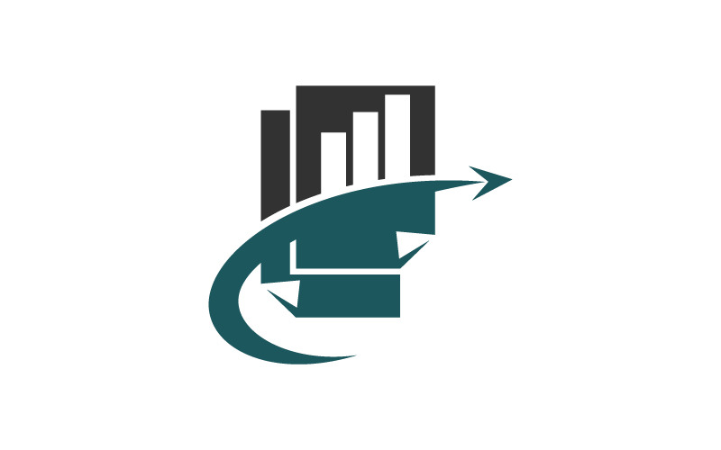 business tax report solution logo template brand original