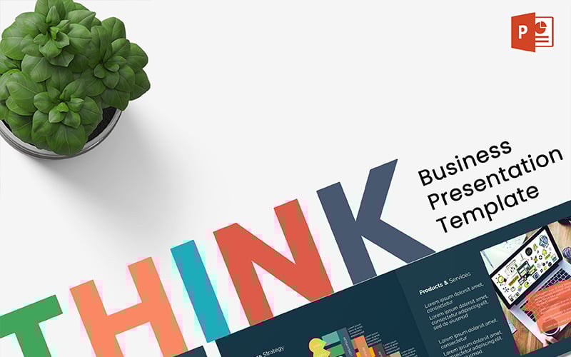 business think powerpoint template original