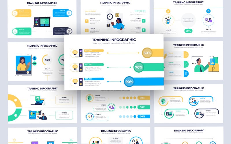 business training infographic powerpoint templat original