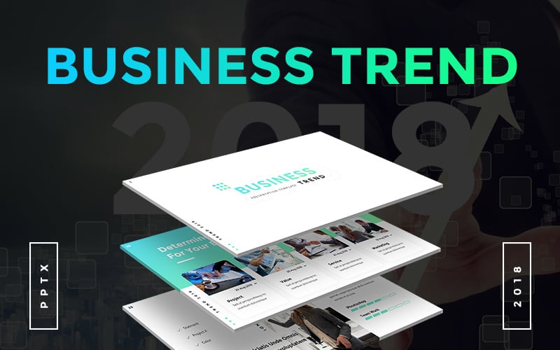 business trend powerpoint template original
