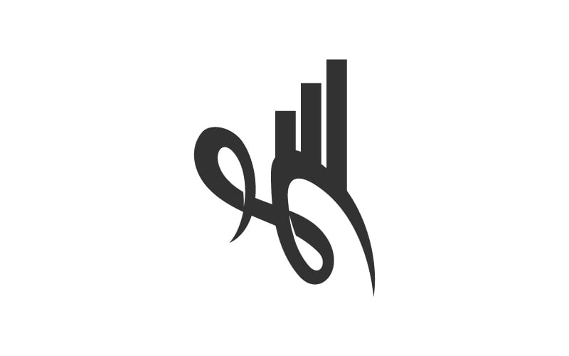 business way solution logo template design original