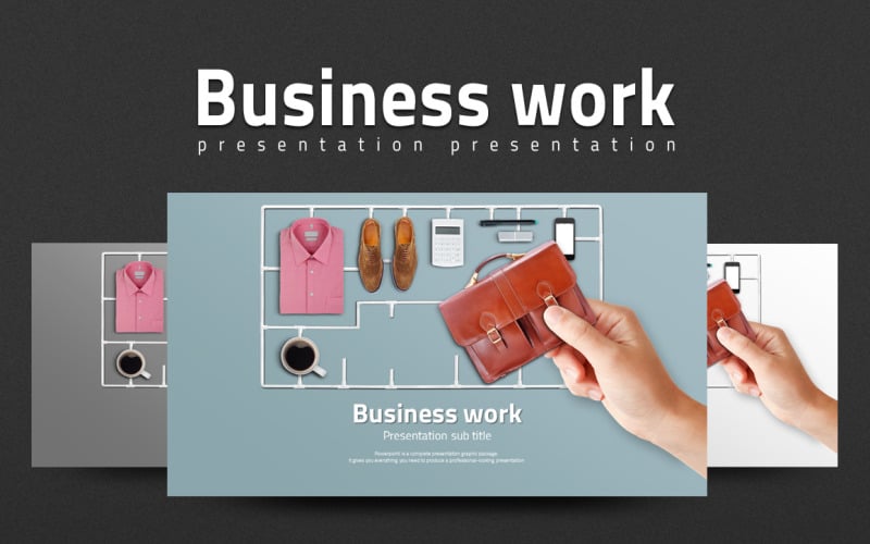 business work powerpoint template original