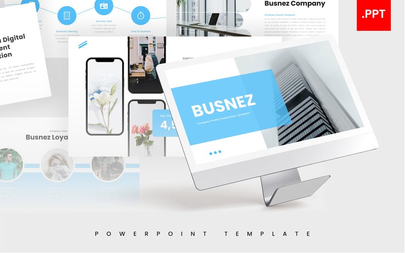 busnez company profile powerpoint template original