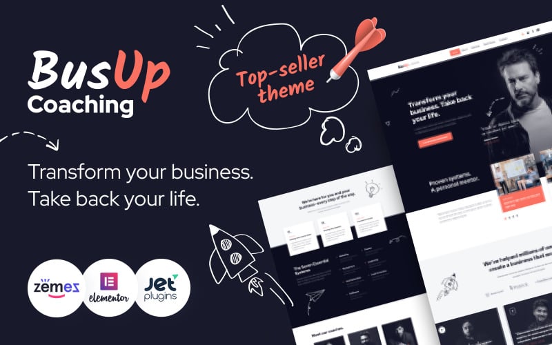 busup engaging and inspiring public speaker website wordpress theme original