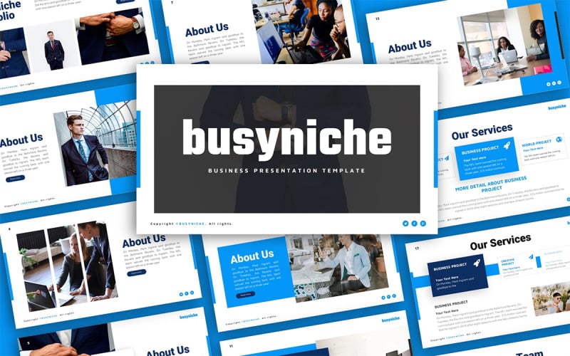 busyniche business presentation template original