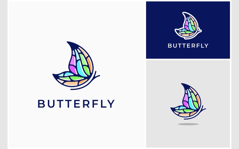 butterfly beautiful wing logo original