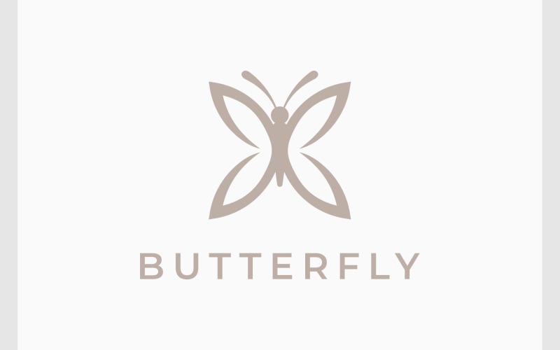 butterfly insect beautiful logo original