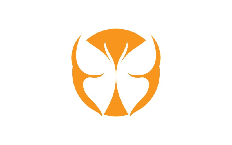 butterfly logo elements vector eps v original