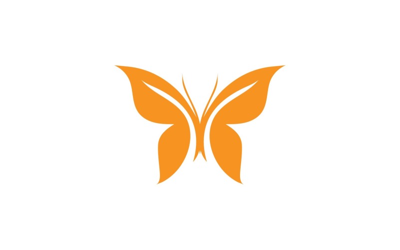 butterfly logo elements vector eps v original