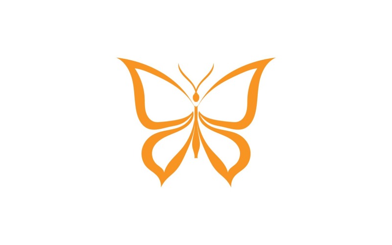 butterfly logo elements vector eps v original