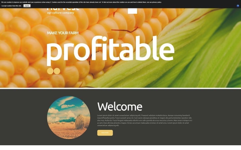 buy grow harvest team joomla template original