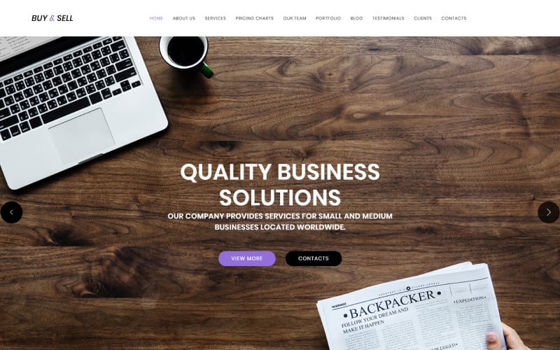 buysell bright business consultant html landing page template original