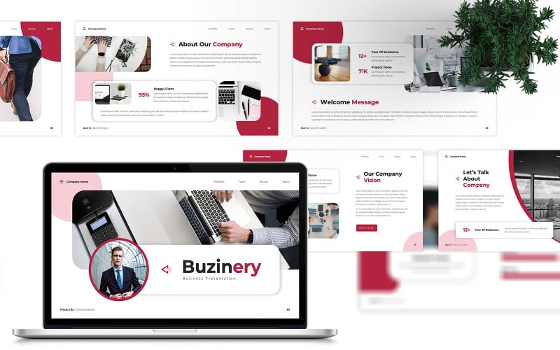 buzinery business powerpoint template original