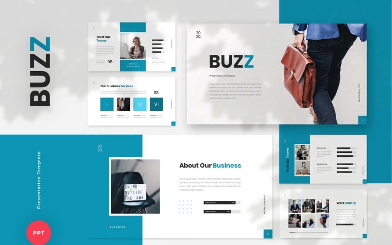 buzz business powerpoint template original