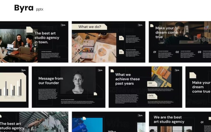 byra digital agency powerpoint original