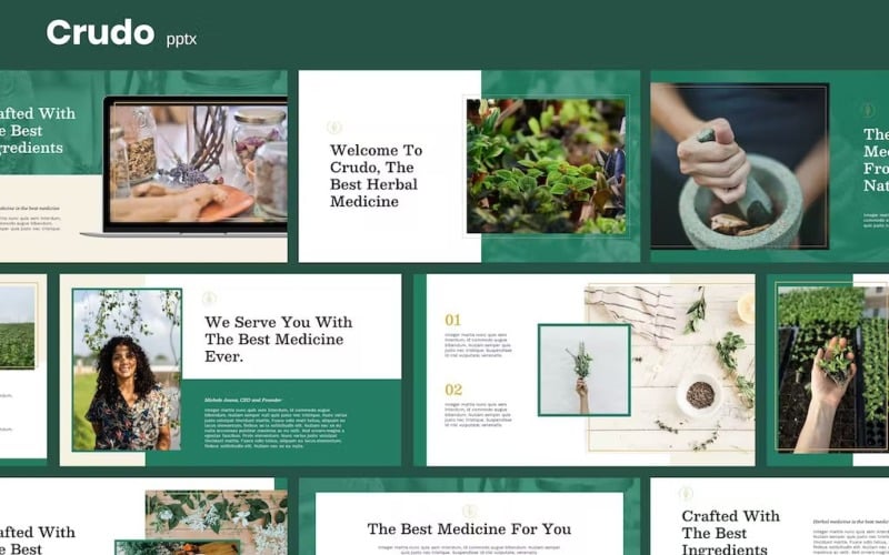 byra herbal and healthy life style powerpoint original