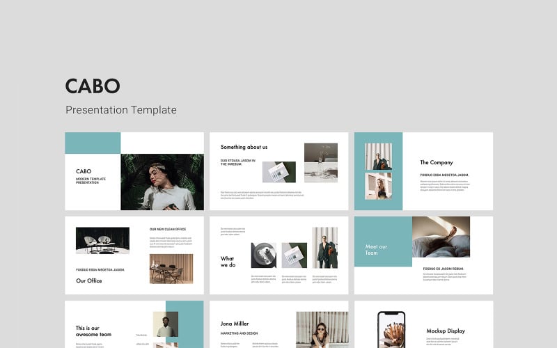 cabo presentation powerpoint template original