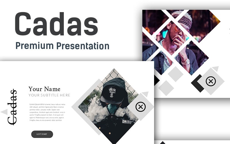cadas creative presentation powerpoint template original