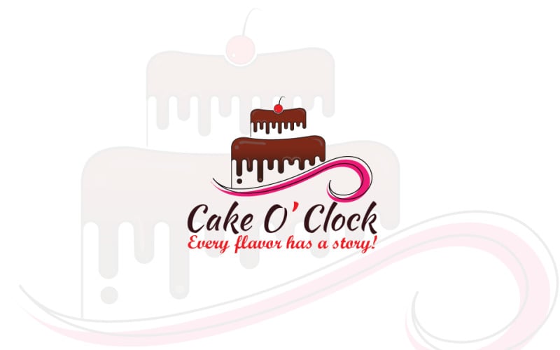 cake bakery logo template original