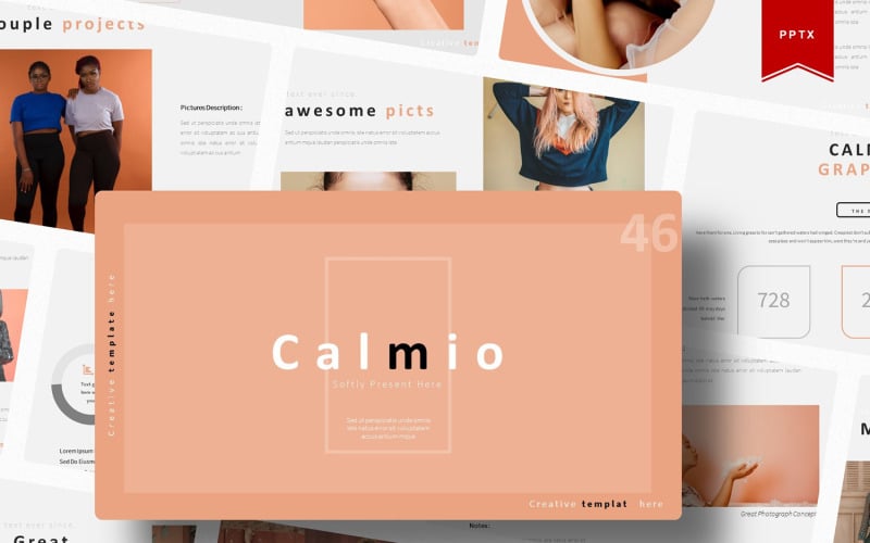 calmio powerpoint template original