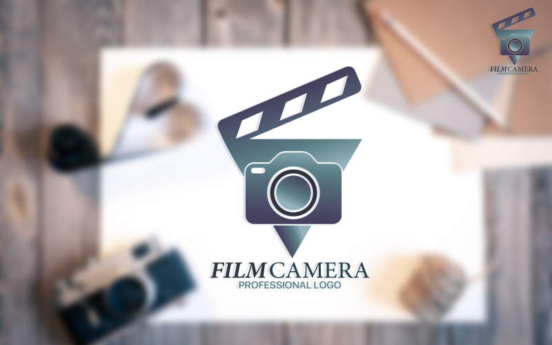 camera film logo template original