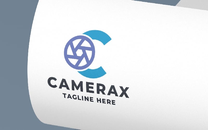 camerax letter c pro logo template original