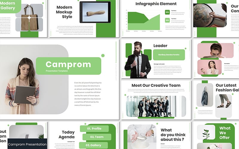 camprom powerpoint template original