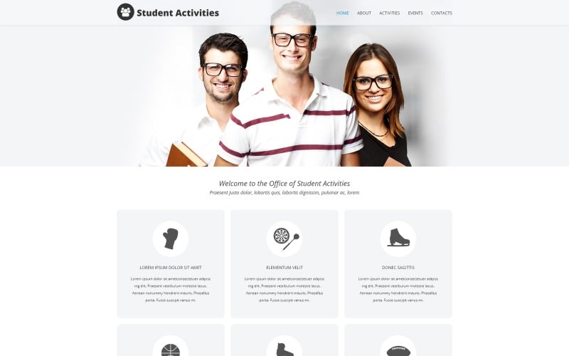 campus fun board joomla template original