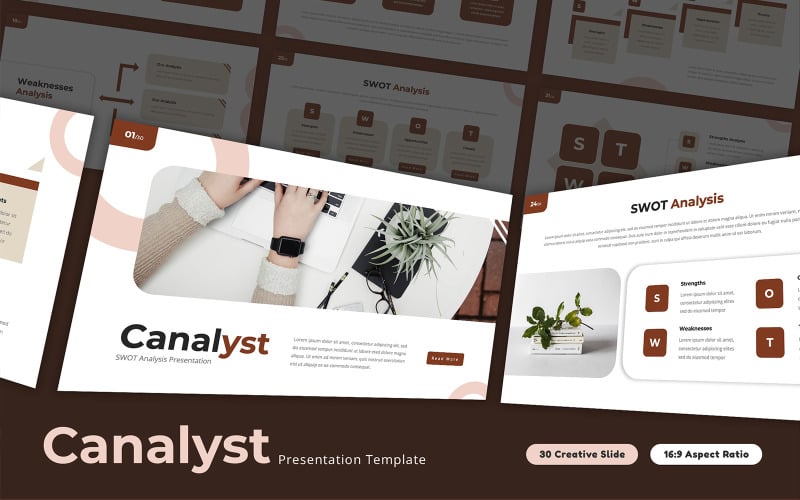 canalys swot analysis powerpoint template original