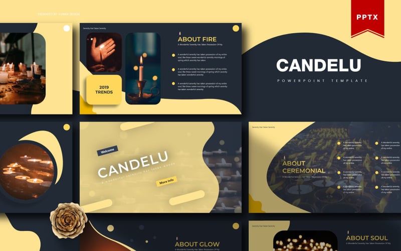 candelu powerpoint template original