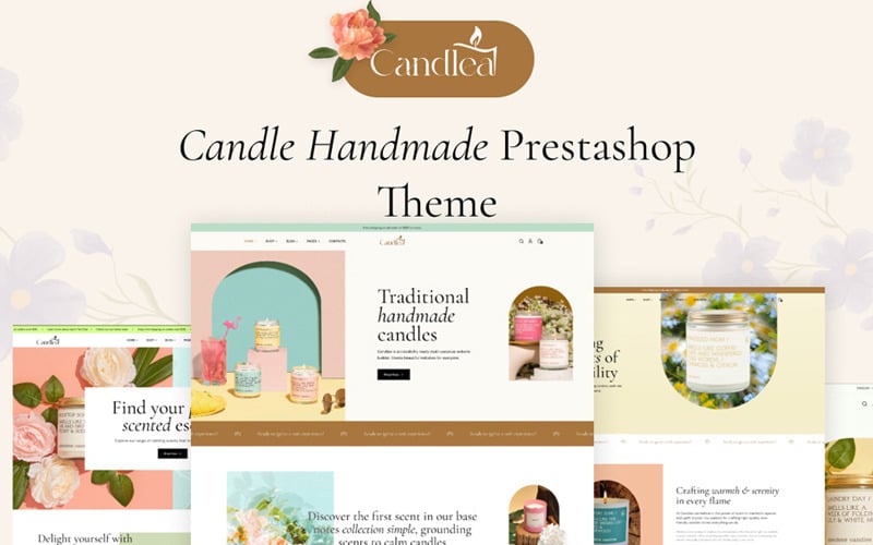 candlea candle handmade prestashop theme original
