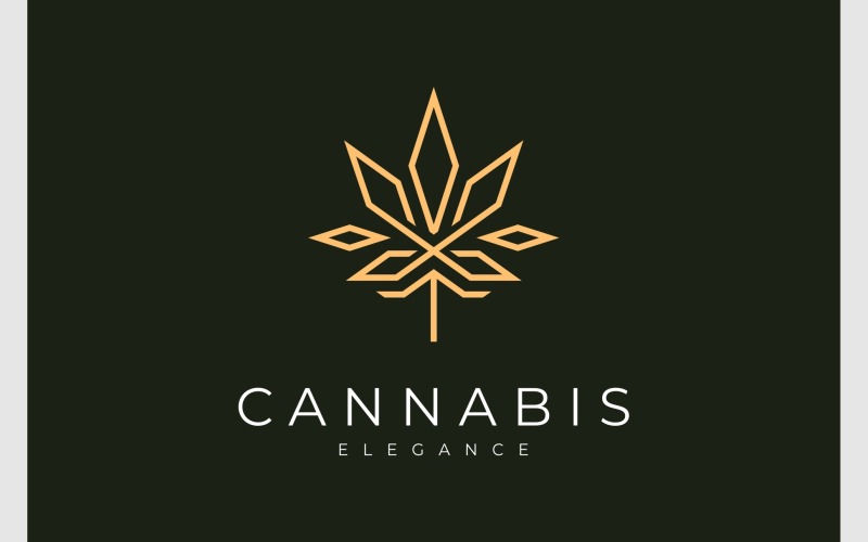 cannabis hemp luxury logo original