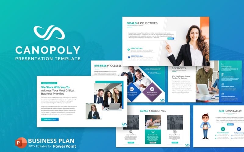 canopoly business plan presentation powerpoint template original