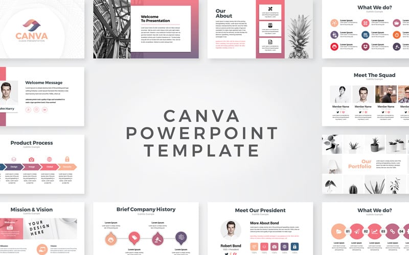 canva business presentation powerpoint template original