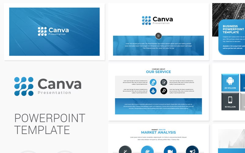 canva multipurpose presentation powerpoint template original
