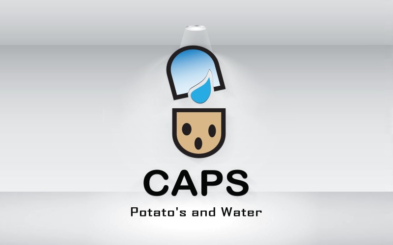 capsule potato and water logo vector file original