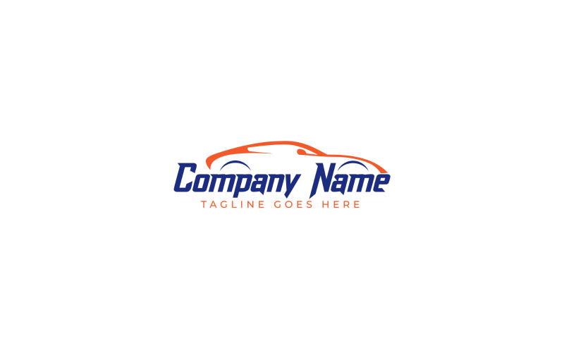 car modern logo design template original