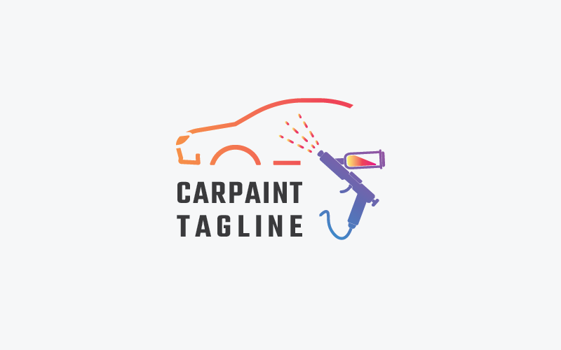 car paint pro logo template original