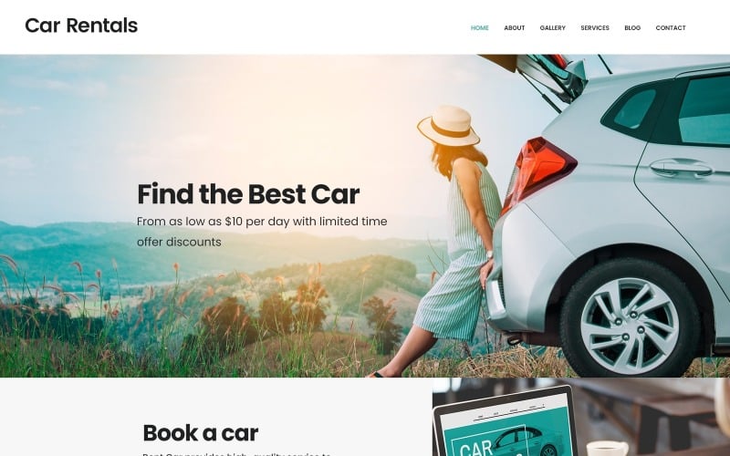 car rentals car rental responsive joomla template original