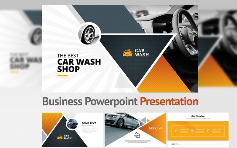 car wash powerpoint template original