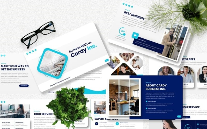 cardy corporate powerpoint templates original