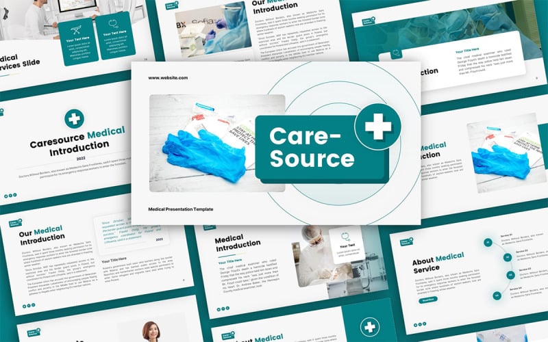 caresource medical multipurpose powerpoint presentation template original