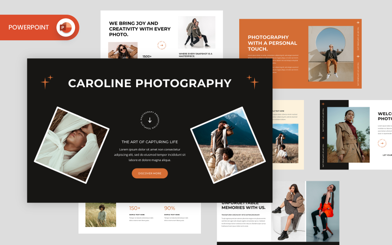 caroline photography powerpoint template original
